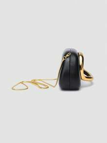 Black PU Leather Clutch - Ideal For Valentine's Day, Comfortable And Fashionable, Fashion Handbag, Personalized Gift Option, Accessory 2026, Chic Style For All Occasions, Luxury Feel At Affordable Price, Party Bags,Perfect For Party Wedding Prom Dinner/Banquet Matching With Holiday Party Dress Evening Dress & Sequin Dress - màu đen - Xem 3