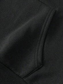 Sudadera estampada Cherry Girl de mujer Sudadera con capucha y bolsillos Red Cherry Girl con estampado bonito y cordón ajustable. Sudadera informal de mujer, cálida y cómoda, de color liso. - Negro - Ver 8