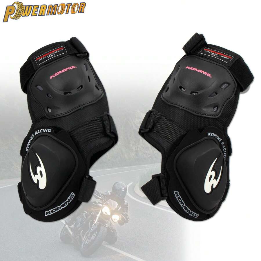 PowerMotor Motorcycle Riding Gear, Motorcycle Knee Pads, Protective Equipment, Road Racing, Off-Road Motorcycle Riding, Sports Motorcycle