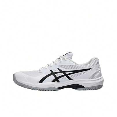  ASICS GAME FF Fabric & Synthetic Leather Comfortable Soft Cushioned Breathable Low-Top Tennis Shoes, White - Men