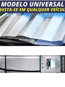 Car Dashboard Protector, Windshield, Sun Visor With Universal Suction Cup.  Now. - 銀色 - 查看 7