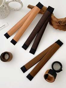 1 pezzo Anello vibrante nero per acconciature a chignon, accessori per lo styling dei capelli a riccio per ragazze - Accessori per capelli stile magic hair, fermagli per capelli arricciati e voluminosi, accessori per capelli comodi e pratici - Cachi - Visualizzare 3