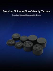 1pc 2 Console Protective Case + 2pcs Detachable Controller Grip Covers + 8pcs Joystick Caps Set, Anti-Drop, Anti-Dust, Anti-Scratch, Enhanced Gameplay Experience - Multicolor - View 8