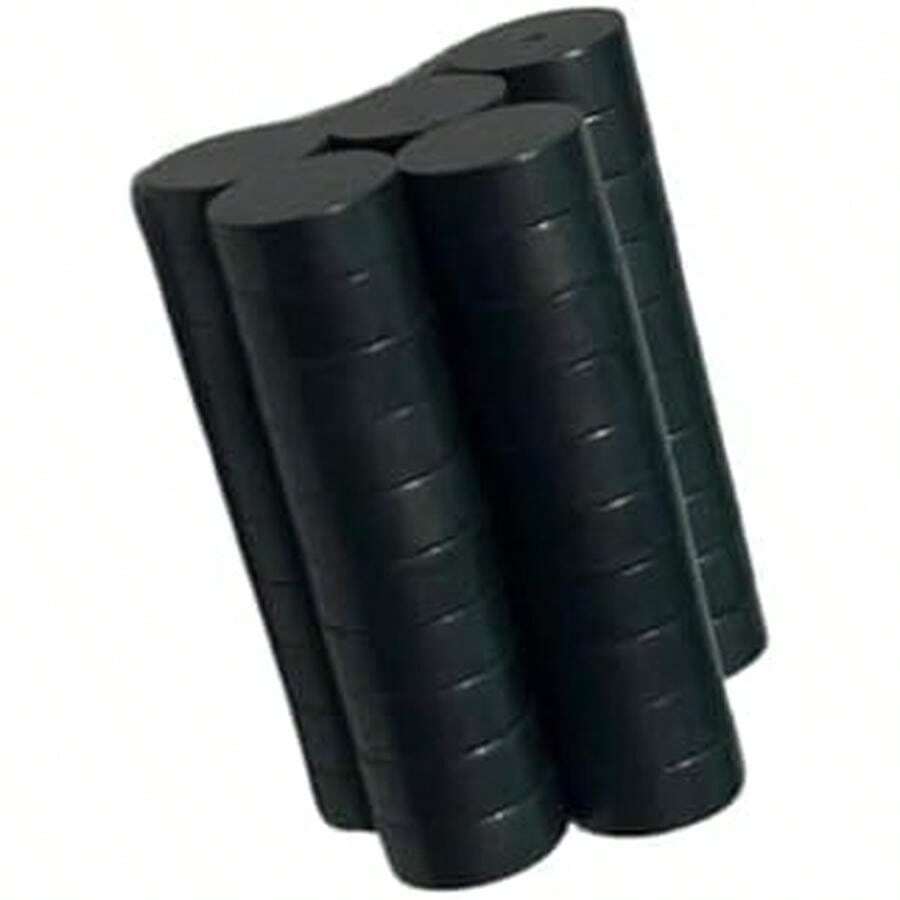 Imán de ferrita redondo,18mmX4mm (50Pack), Imanes ceramicos redondos,iman de ferrita circular para Refrigerador, hogar, oficina, taller, proyectos escolares, magneto terapia - 10 mm x 3 mm (paquete de 50) - 50 - Ver 1