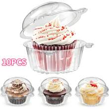 Single Cupcake Box - Individual Container Suitable For Holding Cupcakes, Muffins, Salads And Cheeses - Multicolor - View 10