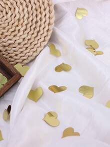 2pcs/Set New Heart-Shaped Paper Confetti, Suitable For Weddings, Proposals, Valentine's Day, Team Appreciation Parties, Anniversaries, Holidays And Other Celebrations. Includes Transparent Balloon Fillers. - Multicolor - View 5