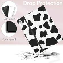Case For IPad (A16) 11th Generation 11 Inch 2025, IPad 10th Generation Case 10.9 Inch 2022 Flip Stand Auto Sleep Cover With Pencil Holder & Pocket, Cow Print,CowPrint - 牛印 - 查看 4