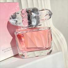 Perfume Mujer Vercace Bright Crystal EDT 90ml para Mujer Perfume feromonas | Frasco de diamante con cristal rosa tallado de lujo | Aroma floral-frutal fresco con granada loto y almizcle | Perfecto para citas románticas el día a día fiestas y regalos especiales Navidad cumpleaños San Valentín | Perfume de alta gama para mujer elegante Quick Ship - Afrutado y cítrico - Ver 3