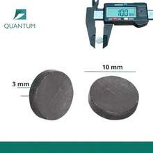 Imán de ferrita redondo,18mmX4mm (50Pack), Imanes ceramicos redondos,iman de ferrita circular para Refrigerador, hogar, oficina, taller, proyectos escolares, magneto terapia - 10 mm x 3 mm (paquete de 50) - 50 - Ver 3