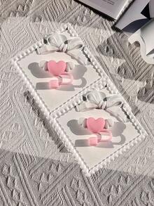 兼容斯坦利杯配件 5 件装粉色吸管盖，适用于 40 盎司和 30 盎司的杯子，10 毫米可重复使用可爱吸管盖配件，便携式保护塞装饰礼品，可爱卡通花朵吸管防尘盖 - 粉色 - 查看 7