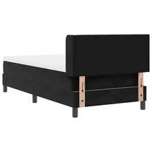 vidaXL Boxspringbett Mit Matratze Schwarz 100x200 Cm Velvet Schwarz - Black - View 9