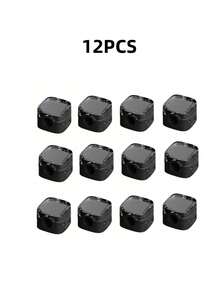 Magnetic Cable Clips (12pcs/6pcs/3pcs/1pc) - Self-Adhesive Cable Organizer, Suitable For Desk/Car/Office - Rubber Material, Fits USB/Power Cords - Home, Bedside Table, Computer Cable Organizer - Type a - View 31