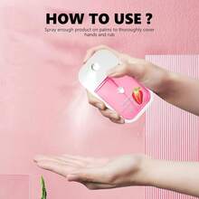 6pcs Scented Hand Sanitizer Spray With Vanilla, Lavender, And Aloe For Home Use, Portable Cleaning And Disinfecting Hand Sanitizer. Essential Travel Protection Kit, Must-Have For Travel Disinfection. Suncream Applicator Holiday Essentials - 彩色 - 查看 8
