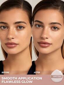 OEIEZ 超大号粉扑，柔软亲肤，大号美妆粉扑，快速打造无瑕妆容，遮瑕粉扑适用于粉底液和粉底霜，赠品，旅行，平价好物，旅行必备 - 彩色 - 查看 2