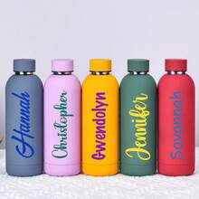 500ml Personalized Stainless Steel Water Bottle, Customized Lid Water Cup, Metal , Groomsman Gift, Father's Day Gift, Bridesmaid Gift, Fitness Water Bottle, Monogram Water Bottle, Customized Water Bottle, Bulk Water Bottle, Personalized Water Bottle, Bridesmaid Gift, Sports Water Bottle, Wedding Party Gift, Teacher's Day Gift, Metal Water Bottle, Personalized Gift - Multi-color UV Insulated Cup - View 11
