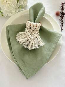 2/6/12 unidades de guardanapos reutilizáveis absorventes macios, adequados para restaurantes, cozinhas, casamentos, festas, decoração de casa, primavera/verão