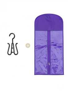 6 Stücke/3 Stücke/1 Stück extra lange Perücken Ständer Aufbewahrungstaschen mit Aufhängehaken - Klares Frontfenster, robuste Kunststoff Perücken Reisekoffern mit Reißverschluss für lange Perücken, Pferdeschwänze, Hochsteckfrisuren, Haarverlängerungen - Salon & Zuhause Organizer, Perücken Zubehör, transparentes Fensterdesign, faltbares Design