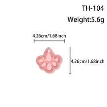 Inlaid Gemstone Series Polymer Clay Cutter Clay Cutting Molds Earring Jewelry DIY Handmade Cutting Molds For DIY Earrings & Crafts, Perfect For Handmade Decorations, Jewelry Making Tools ﻿