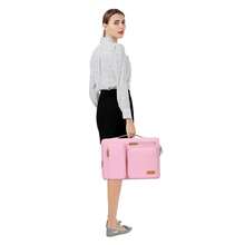 MOSISO 12.9 Inch Tablet Sleeve Case For IPad Pro 13 M4 & IPad Air 13 M3 M2, IPad Pro 12.9 M2 M1 6/5th With Magic Keyboard&Smart Keyboard Folio, Side Open Carrying Bag With 4 Zipper Pockets, Pink,12.9inch,Pink - 粉紅色的 - 查看 6