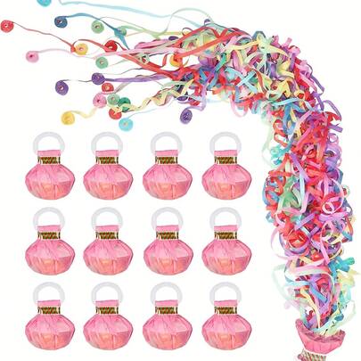 5 pièces Rubans de lancer de mariage romantiques et colorés, décoration pour la Saint-Valentin, anniversaire, Nouvel An, cérémonie de remise des diplômes, fête de mariage