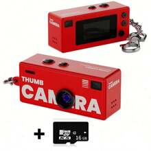 Vintage-Style Mini Multi-Function Mini Digital Camera - Interchangeable Lens & Manual Control HD CCD Portable Camera With Instant Mobile Upload | Ideal For Vlogging, Travel, And Daily Use (Multi-Color Compact Design) - G6相機+16G內存卡 - 查看 11