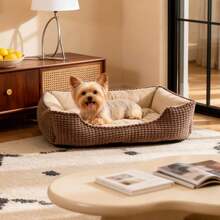 HAZOOWILL All-Season Dog Bed Mat - Soft Square Pet Bed Cushion, Suitable For Small To Large Dogs & Cats, High Resilience PP Fiber Filled, Comfortable & Durable Lounge-Style Design, Multiple Sizes & Colors Available - Multicolor - View 10