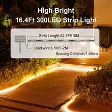 1个24V柔性低压防水LED灯，适用于衣柜背光、电视、房间和圣诞装饰。广泛用于汽车装饰、派对氛围照明、夜间野餐装饰、客厅和卧室室内照明、派对、生日、万圣节、圣诞节、情人节等场合。 - 彩色 - 查看 3