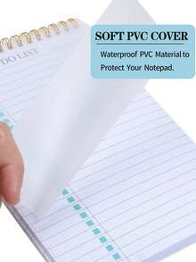 BUBU 1pc To-Do List Notepad - Daily Planner, Boost Productivity And Achieve Goals, Undated Tear-Off Paper - To-Do List Notepad, Suitable For Office, Home Use, School Supplies, Back To School Season - Mint Green - View 6