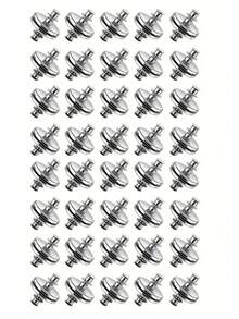 1對/5對/10對/20對/40對磁性窗簾繫帶，帶強力磁力的窗簾固定器，適用於家庭臥室辦公室窗簾 - 銀色 - 查看 15