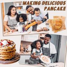 FillTouch 2 Pcs Cupcake Batter Dispenser Pancake Mix Dispenser 4 Cups With Squeeze Handle Tools For Pancake, Cupcake, Cookie, Cake, Waffles, Ice Cream Baking Gifts For Kitchen Housewarming (Black) - MàuC - Xem 6