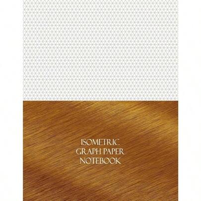 Isometric Graph Paper Notebook: 1/5u201D Isometric Rule, 144 Pages