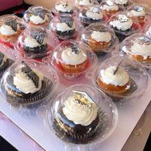 Single Cupcake Box - Individual Container Suitable For Holding Cupcakes, Muffins, Salads And Cheeses - Multicolor - View 4