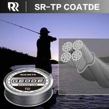 Geode Braided Fishing Line, Super Strong Power, Colored Fishing Line Braid For Saltwater And Freshwater Fish,31251237 - Apricot - View 5