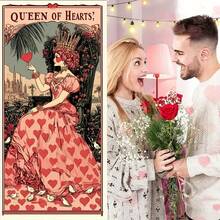 Charming Snowman Christmas Wreath With Red And Silver Decorations - Ideal For Indoor/Outdoor Holiday Decor, Fits Standard Doors