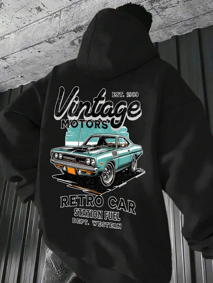 Sudaderas para hombres - Negro - Ver 1