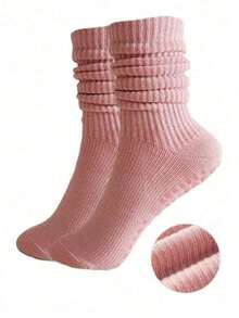 3 perechi de șosete de yoga pentru femei, potrivite pentru Pilates, Yoga, Balet, Sport, șosete pentru asistente medicale de spital, șosete antiderapante, cadou ideal de Ziua Îndrăgostiților, șosete moi și confortabile cu aderență, potrivite pentru toate anotimpurile