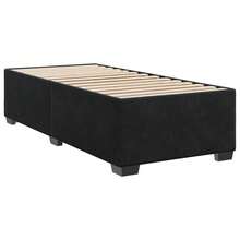 vidaXL Bettgestell Schwarz 90x200 Cm Samt - Schwarz - Übersicht 6