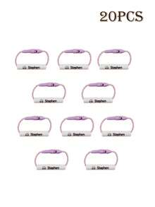 10 Personalized Custom Shoe Name Tags For School To Distinguish Shoes, Clothes, Umbrellas, Water Cups And Other Daily Necessities,Luggage Tag, Personalized Gifts - Style a - View 22