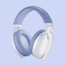 AULA S6 Over-Ear Headphones With Foldable Microphone, Wireless Gaming, Portable, Low Latency, Long Battery Life, Three Modes, Supports Wired/2.4G/Bluetooth Connectivity, Suitable For Desktop And Laptop Gaming. - Multicolor - View 10