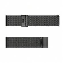 2pcs Unisex Metal Watch Bands, Compatible With Samsung, Watches, Minimalist Sports Watch Strap, Universal Size 20mm/22mm, Smart Watch Replacement Wristband, Fashionable Smart Watch Band, Compatible With Samsung Galaxy Watch 7/6/5/4 (40mm/44mm), Watch Accessories - Black - View 3