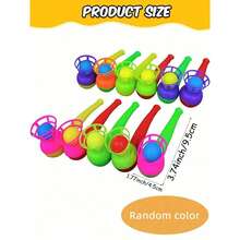 5/10/20件/套 吹泡泡玩具，漂浮泡泡棒，经典派对怀旧玩具，魔法悬浮球 - 彩色 - 查看 3