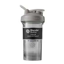BlenderBottle Shaker Bottle Pro Series Perfect For Protein Shakes And Pre Workout, 24-Ounce,  Grey,24Ounces,Grey - 煙灰色 - 查看 1