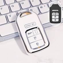 汽车钥匙遥控器保护套，保护您的车钥匙，适用于雅阁、思域、CR-V、Pilot、Ridgeline、奥德赛、第十代思域、雅阁、Passport、XRV、飞度、Inspire、飞度，柔韧TPU材质，全方位保护，遥控钥匙保护套，男女通用 - 均碼 - 查看 7
