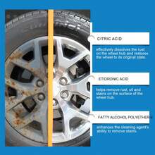 Car Iron Powder Rust Removal Spray, Anti-Rust And Rust Remover, Car Supplies, Decontamination And Rust Remover, Cleaning Supplies - Blue - View 6