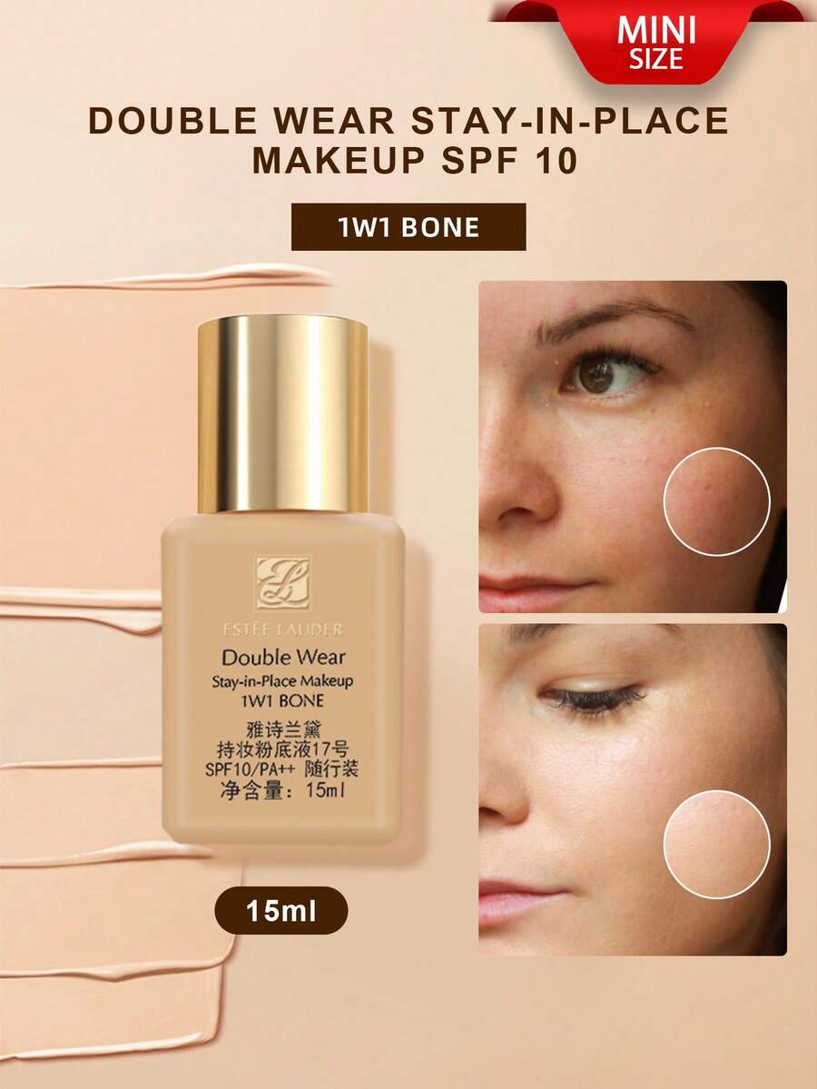Estée Lauder Kem nền Estee Lauder Double Wear Stay-In-Place Makeup SPF 10 - 1W1 Bone - 15ml - tối thiểu 1w1 15ml - Xem 1