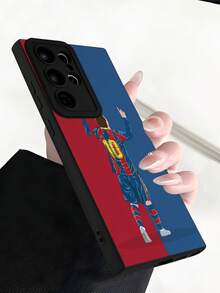 Soccer Player Celebration Pattern Phone Case Soft TPU Shockproof Back Cover for Football Fans All-over Print Mixed-color Phone Cases - Compatible with Phone 17 PRO MAX/17 AIR/15 Pro Max/16 PRO MAX, Galaxy S22/S23/S24/S23 Plus/S24 Ultra/S25/A15/A33/A23. - Color mixto 1 - Ver 6