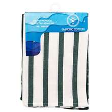 FabFinds Green And White Tea Towels 5 Pack 45cm X 65cm - Multicolor - View 3