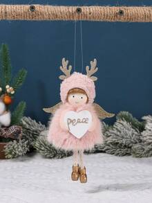 1 pieza Decoración del Día de San Valentín Colgante, Muñeca de ángel linda decoraciones del Día de San Valentín Decoración exquisita para el hogar Accesorios de decoración de fiesta Decoración del árbol de Navidad, Regalo romántico, Decoración del hogar, Decoración del Día de San Valentín