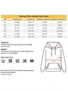 Women Hooded Sweatshirt Pizza My Heart Graphic Print Casual Wear For Everyday Comfortable Fabric Perfect As A Gift - 黑色 - 查看 6