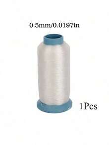 1pc 100% Nylon Monofilament Sewing Thread, Multipurpose For Quilting, Blind Stitching, Suitable For Various Fabrics, Machines And Handcrafting, DIY Jewelry Making, Beading, Fishing Line, Net Making, Multiple Sizes Available - Transparent - View 12